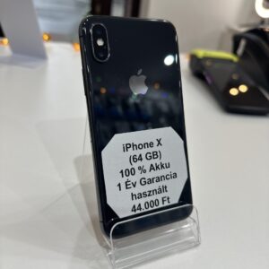 iPhone X 64 GB 100 % Akku