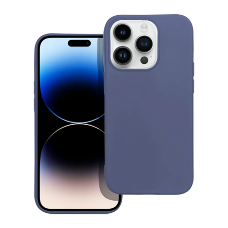 iPhone 14 Pro Matt Kék Szilikon Tok