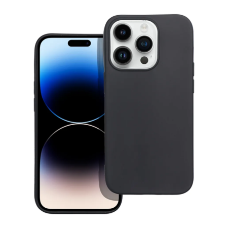 iPhone 14 Pro Max Matt Fekete Szilikon Tok