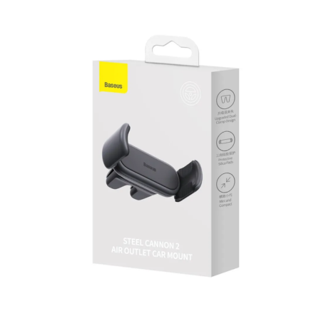 BASEUS car holder for air vent (Szellőzőrácsba) Fekete