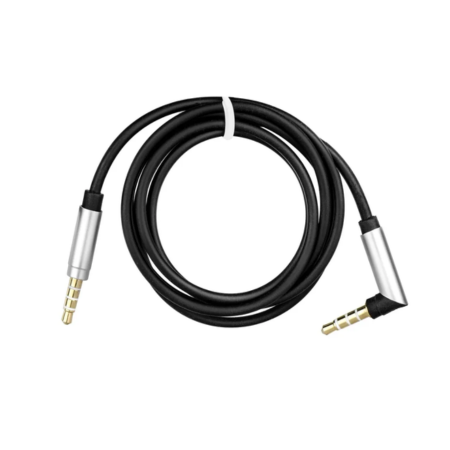 AUX Jack 3,5 mm – 3,5 mm Jack 90 fokos 1M Kábel