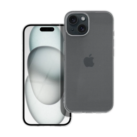 iPhone 15 Átlátszó (Kameravédős) Tok