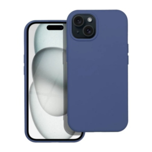 iPhone 15 Kék Szilikon Tok