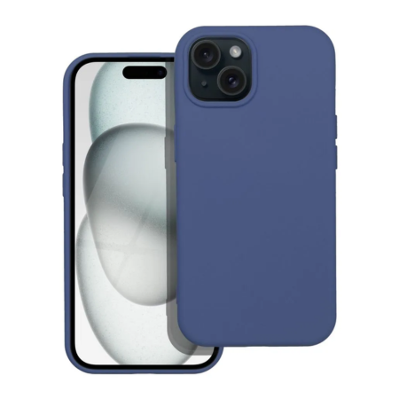 iPhone 15 Kék Szilikon Tok
