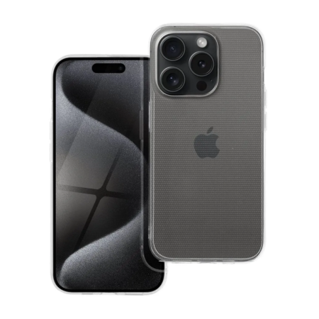 iPhone 15 Pro Átlátszó Szilikon Tok