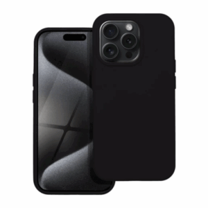 iPhone 15 Pro Fekete Szilikon Tok