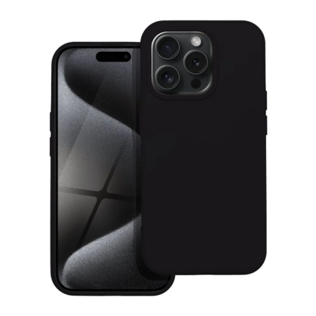 iPhone 15 Pro Fekete Szilikon Tok