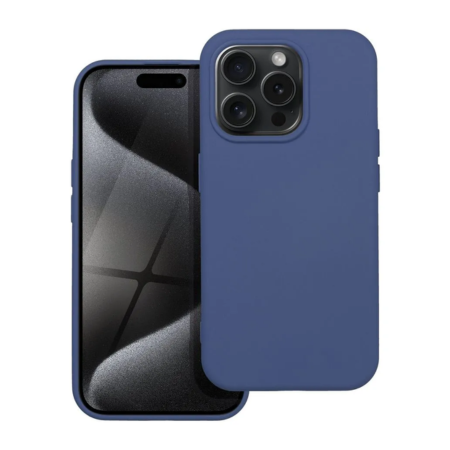 iPhone 15 Pro Kék Szilikon Tok