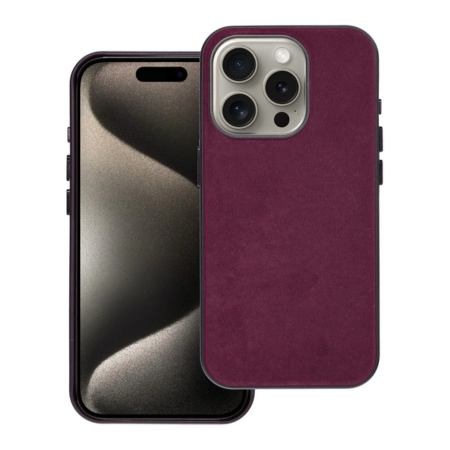 iPhone 15 Pro Burgundy Szövet Magsafe Tok