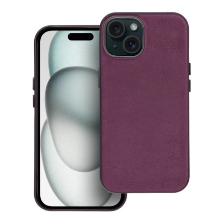 iPhone 15 Burgundy Szövet Magsafe Tok