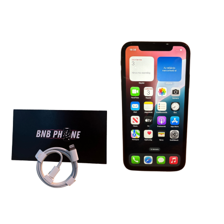iPhone 11 128 GB Fekete Kártyafüggetlen (100 % Akku)