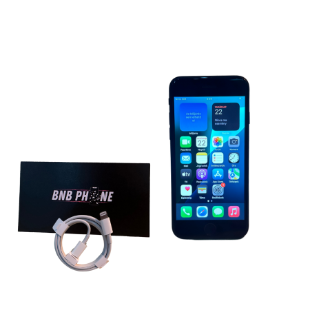 iPhone SE  2020 64 GB Fekete (100%-os új akkuval) Használt