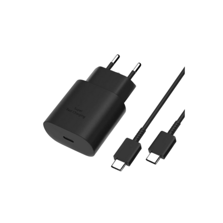 Samsung gyári USB hálózati töltő adapter Type-C 25W + C-C Kábel