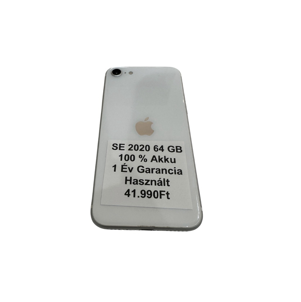 iPhone SE 2020 64 GB Fehér 100 % Akku