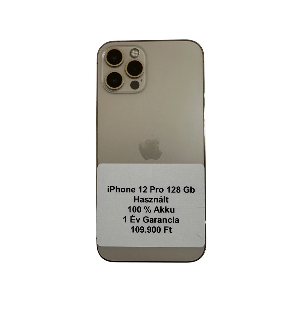 iPhone 12 Pro 128 GB Gold 100 % Akku