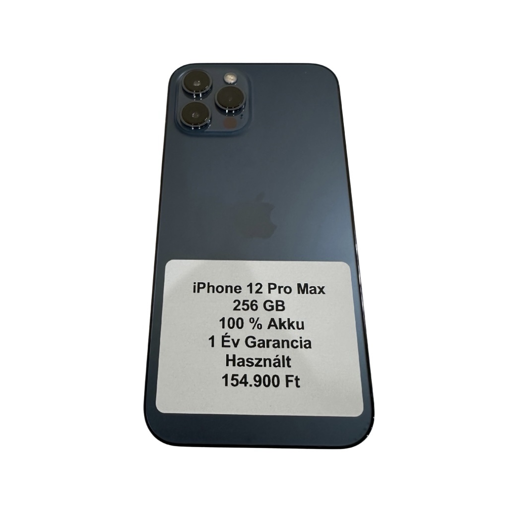 iPhone 12 Pro Max 256 GB Pacific Blue 100 % Akku