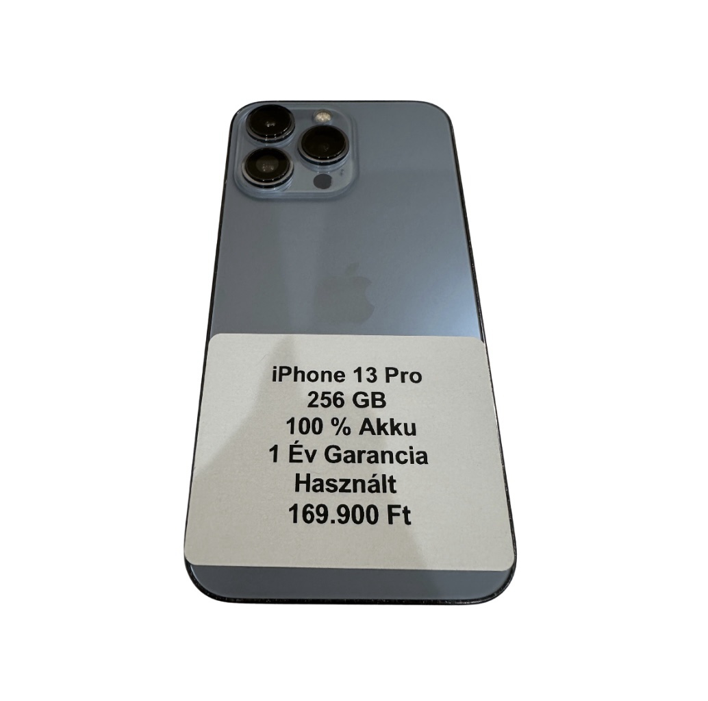 iPhone 13 Pro Sierra Blue 256 GB 100 % Akku