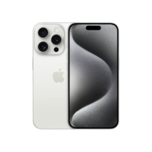iPhone 15 Pro 128 GB White Titanium 100% Akku