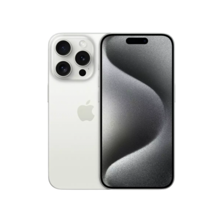 iPhone 15 Pro 128 GB White Titanium 100% Akku