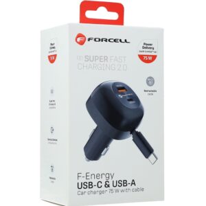 Forcell 75W Super Charger Szivargyújtó