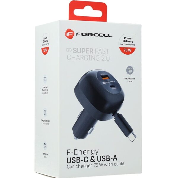 Forcell 75W Super Charger Szivargyújtó