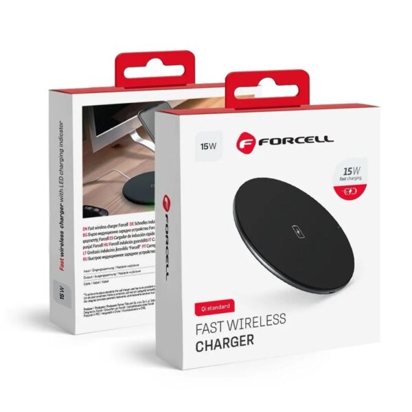 Forcell 15W indukciós Gyorstöltő pad